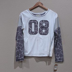 ✨BOGO✨ NWT - Converse All Star Giraffe Printed Long Sleeve Top